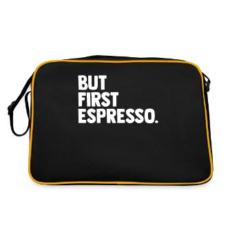 Espresso Coffee - Retro Bag - black/gold - Back