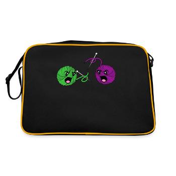 Knit - Retro Bag - black/gold - Back