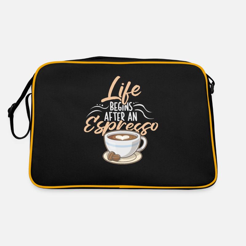 Espresso Coffee Retro Bag