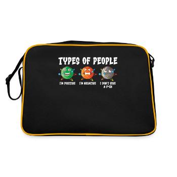 Physics Physicist - Retro Bag - black/gold - Back
