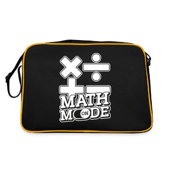 Professeur de mathématiques Mathématicien Professeur de mathématiques Mathématiques - Sac Retro - noir/or - Dos