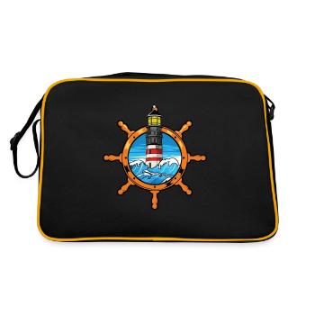 Lighthouse - Retro Bag - black/gold - Back