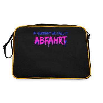 Techno - Sac Retro - noir/or - Dos