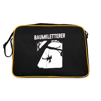 Tree Climbing Arborist Arborist Tree Climber - Retro Bag - black/gold - Back