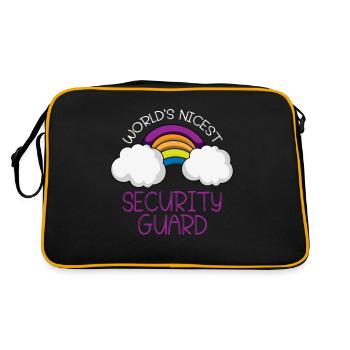 Security Security Guard Security Service - Retro Bag - black/gold - Back