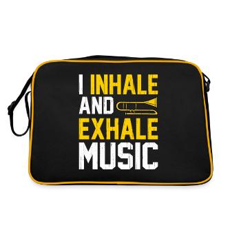 Trombone - Retro Bag - black/gold - Back