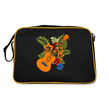 Ukulele - Retro Bag - black/gold - Back