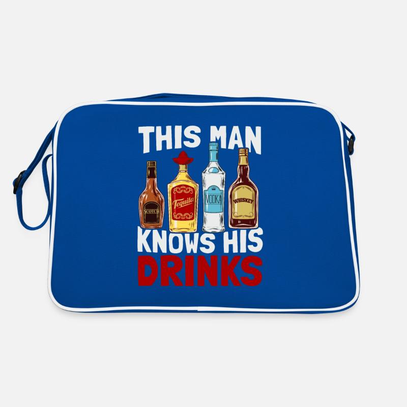 Bartender Bartender Barman Barmaid Retro Bag