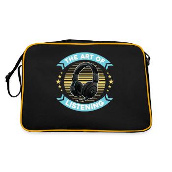 Tontechniker Sound Audio Engineer - Retro Bag - black/gold - Back