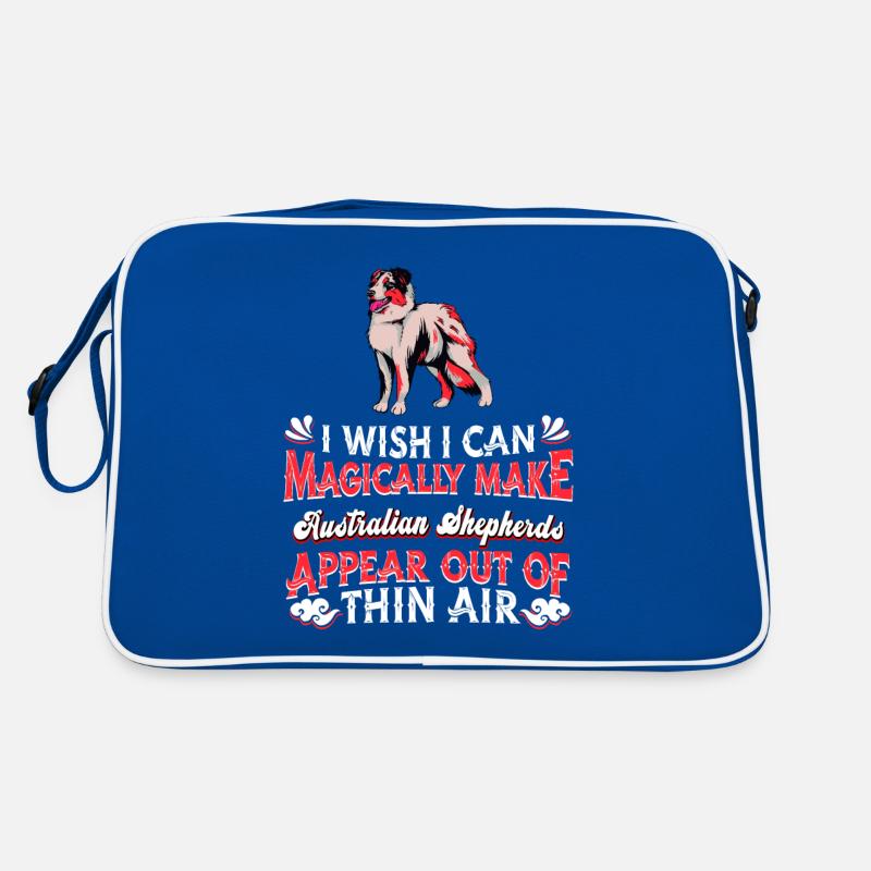 Australian Shepherd Dog Retro Bag