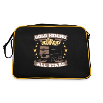 Gold Mining Gold Mine - Retro Bag - black/gold - Back