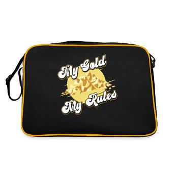 Gold Mining Gold Mine - Retro Bag - black/gold - Back