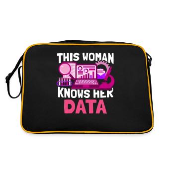Big Data Science Engineer Scientist Analyst - Retro Bag - black/gold - Back