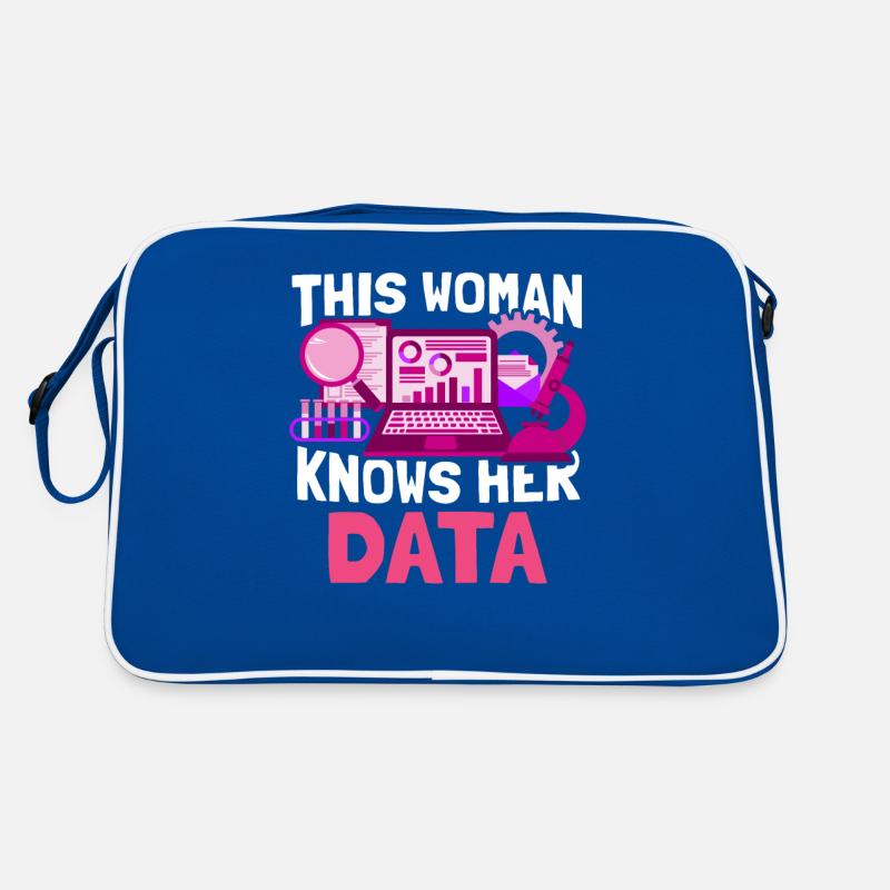 Big Data Science Engineer Scientist Analyst Retro Tasche