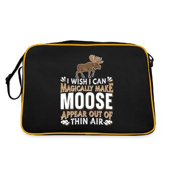 Elk - Retro Bag - black/gold - Back