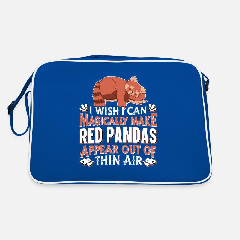 Cat Bear Red Panda Retro Bag