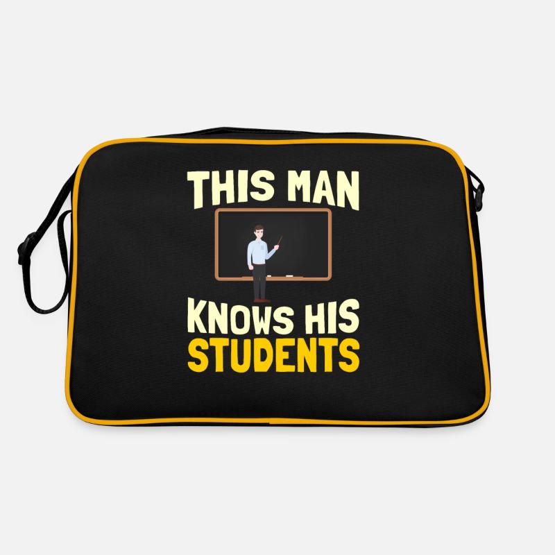 École d’enseignants Pédagogue enseignant Sac Retro