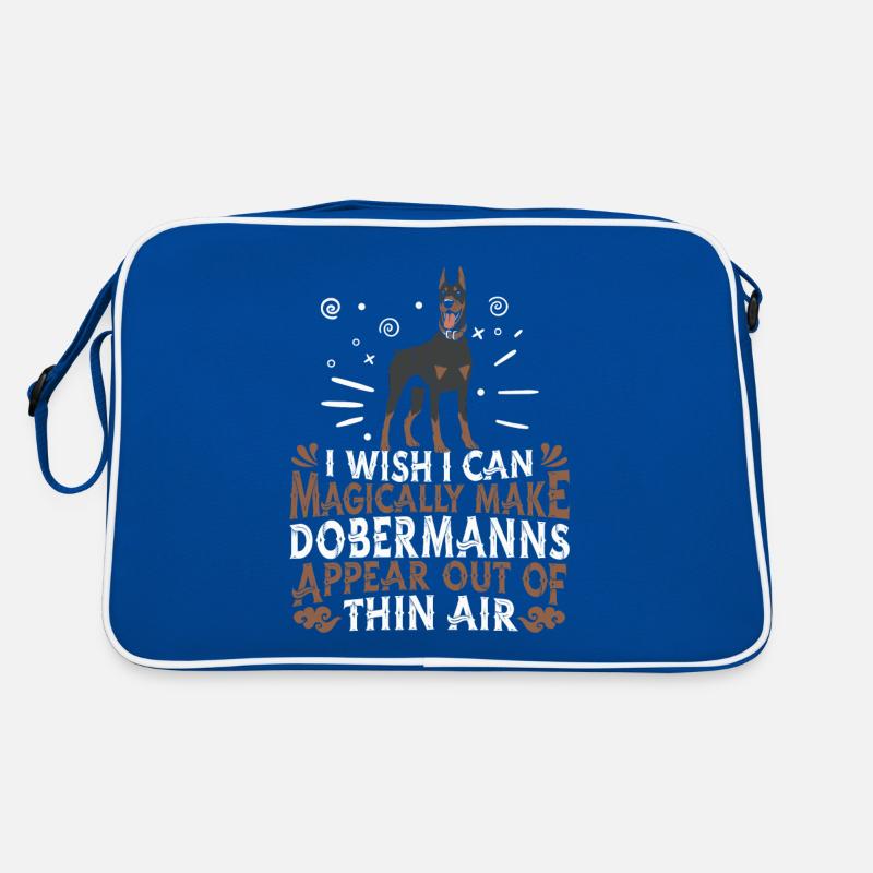 Chien Doberman Sac Retro
