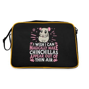 Chinchilla - Sac Retro - noir/or - Dos