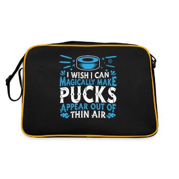 Hockey sur glace Équipe de joueurs de hockey sur glace - Sac Retro - noir/or - Dos