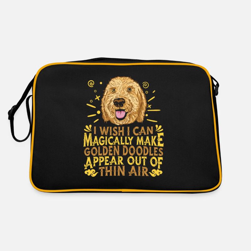 Chien Doodle d’or Sac Retro