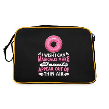 Beignet beignet - Sac Retro - noir/or - Dos