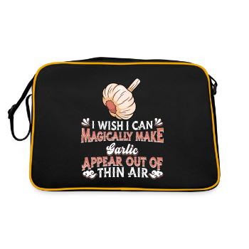 Garlic Spice Knobi Knofi - Retro Bag - black/gold - Back