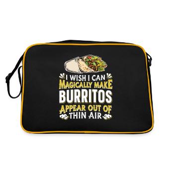 Burrito - Sac Retro - noir/or - Dos
