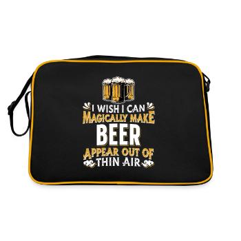 Bière Bière Buveur Amateurs de bière Alcool - Sac Retro - noir/or - Dos