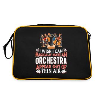 Orchestra Classical Concert Classical Music - Retro Bag - black/gold - Back