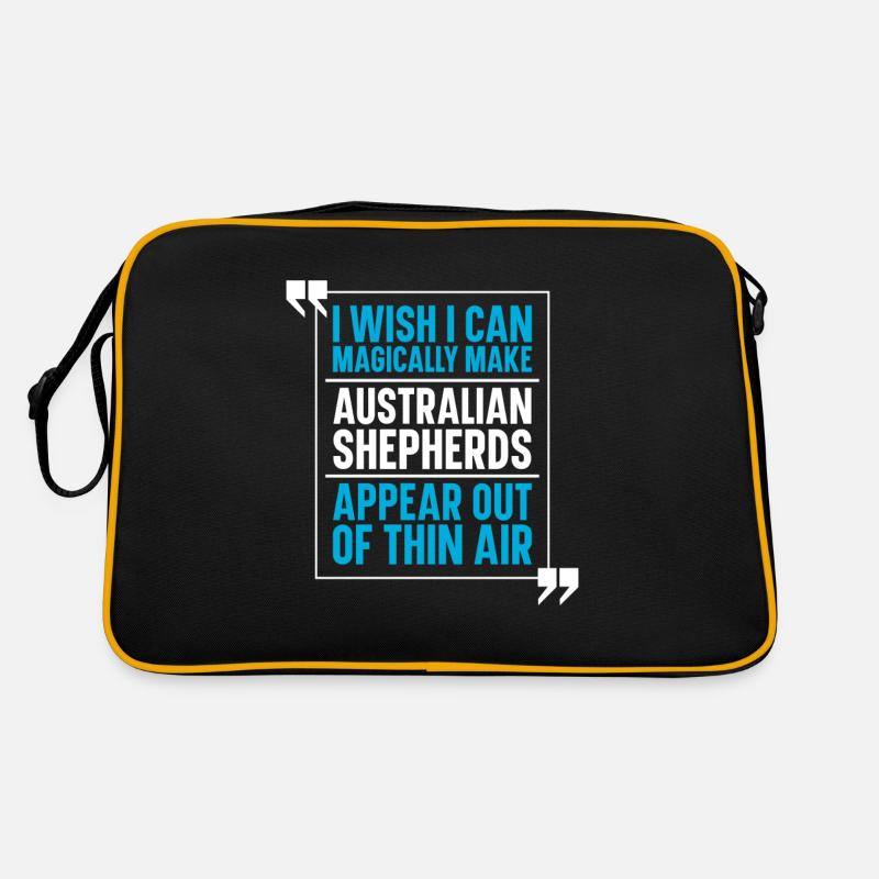 Australian Shepherd Dog Retro Bag