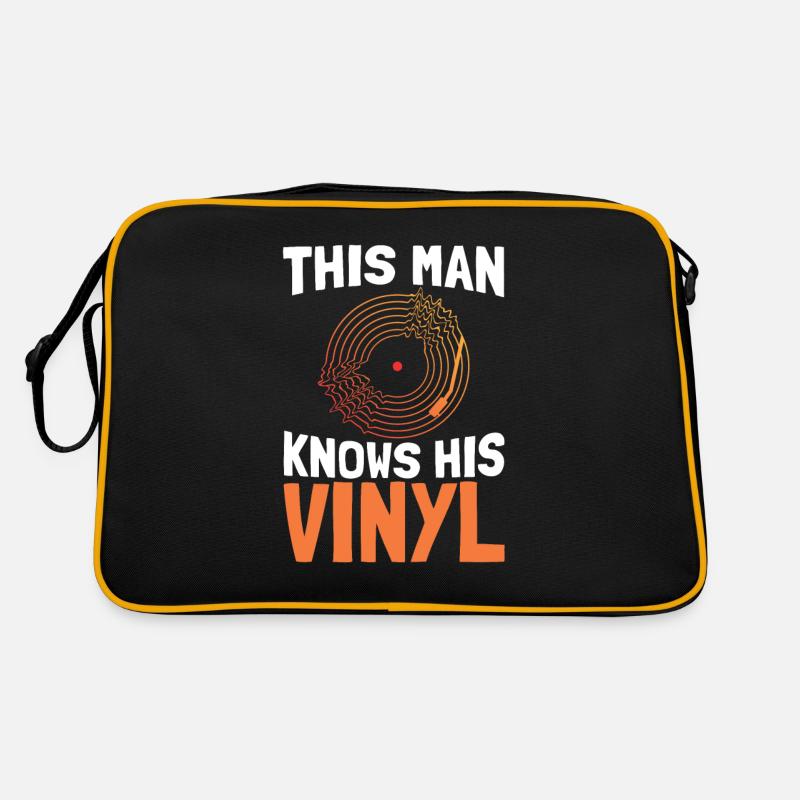 Collectionneur de disques vinyle LP Sac Retro