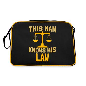 Avocat Avocat Avocat Avocat - Sac Retro - noir/or - Dos