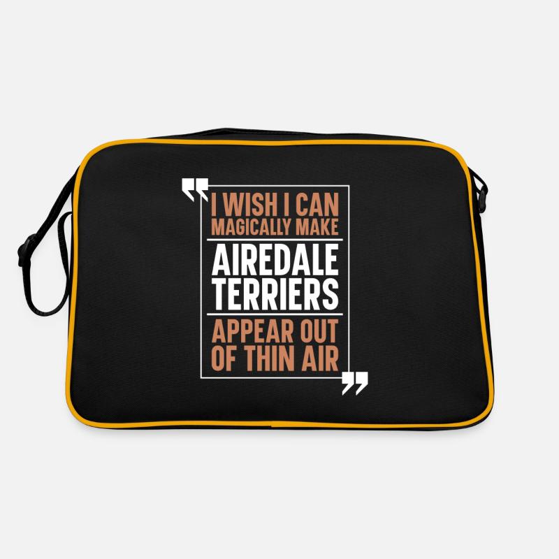 Airedale Terrier Dog Retro Bag