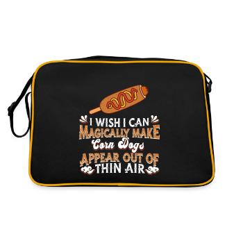 Corn dog - Retro Bag - black/gold - Back