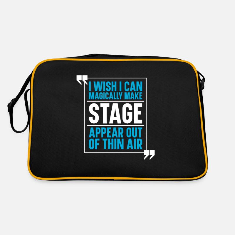 Theater - Retro Tasche - Schwarz/Gold