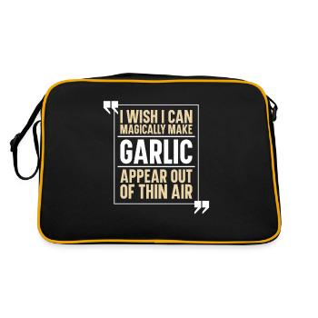 Garlic Spice Knobi Knofi - Retro Bag - black/gold - Back