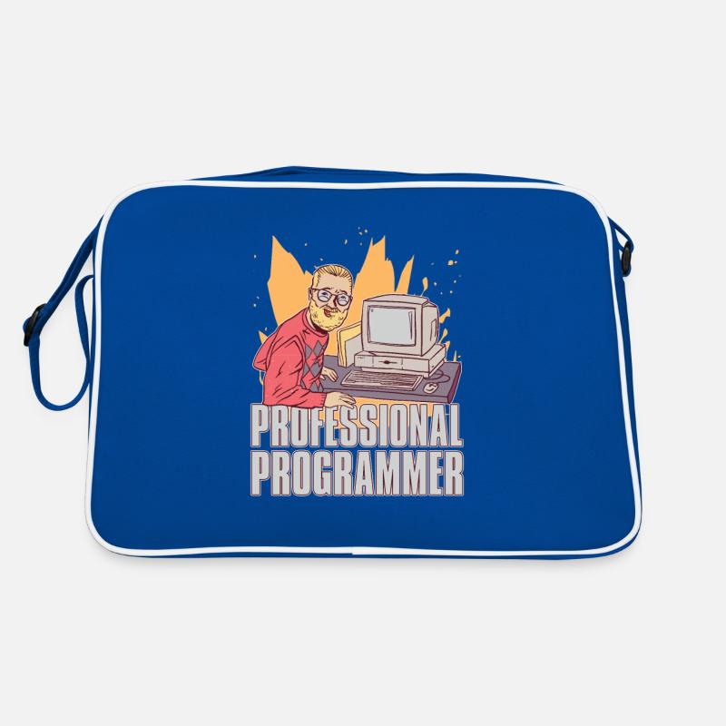 Programmierer Coder Software Entwickler Retro Tasche