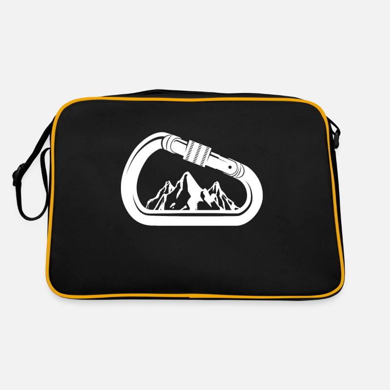 Klettern Bergsport Kletterer Retro Tasche