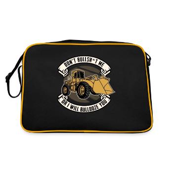 Bulldozer bulldozer crawler - Retro Bag - black/gold - Back