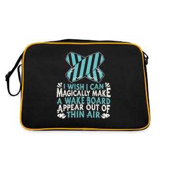 Wakeboarden Wakeboarding Wakeboard - Sac Retro - noir/or - Dos