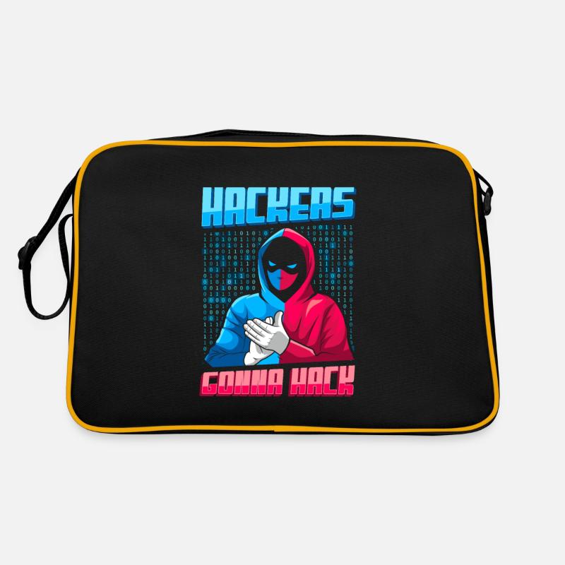 Programmierer Coder Software Entwickler Retro Tasche