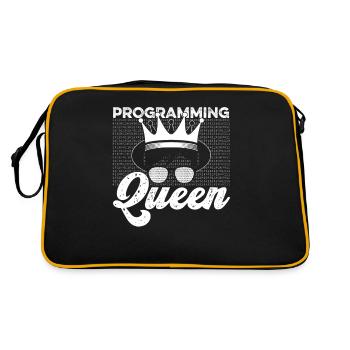 Programmer Coder Software Developer - Retro Bag - black/gold - Back