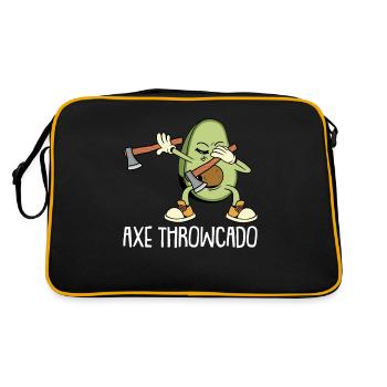 Hache lancer de hache - Sac Retro - noir/or - Dos