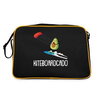 Kitesurf Kiteboard Kite Kite Kiten - Sac Retro - noir/or - Dos