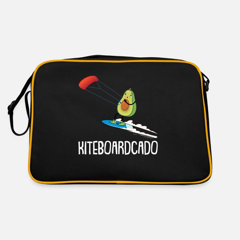 Kitesurfen Kiteboarding Kite Kiten Retro Tasche