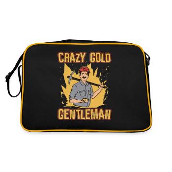 Gold Mining Gold Mine - Retro Bag - black/gold - Back