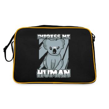 Koala Koala Ours - Sac Retro - noir/or - Dos