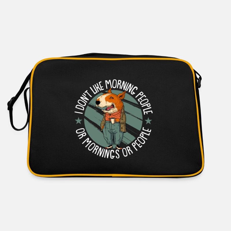 Bull Terrier Chien Sac Retro