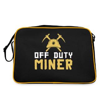 Gold Mining Gold Mine - Retro Bag - black/gold - Back